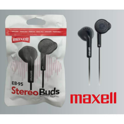 AUDIFONO STEREO NEGRO EN BOLSA MAXELL1