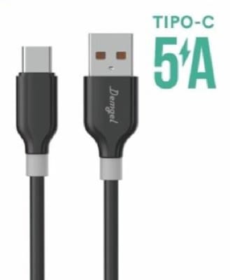 CABLE USB CARGADOR TIPO C USB 5A 1000MM E1