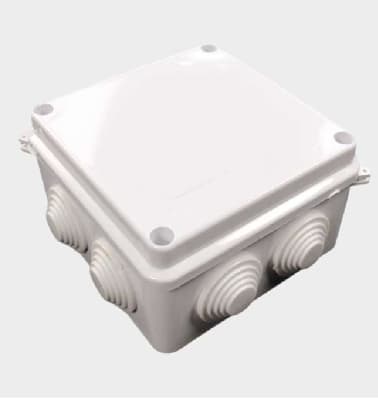 CAJA ESTANCA 100X100X50 6 PASACABLES1