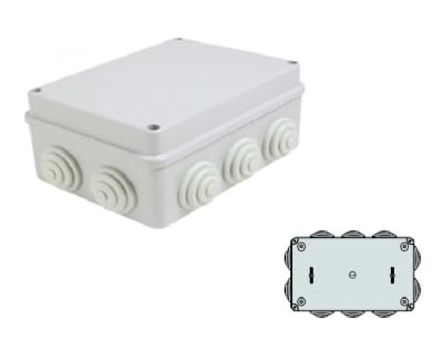 CAJA ESTANCA 190X145X70 C/CONOS IP651