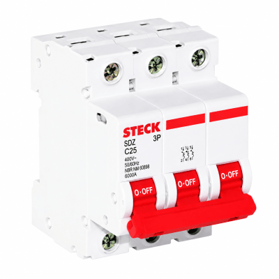 INT AUTOMATICO 3X25A 6K STECK1