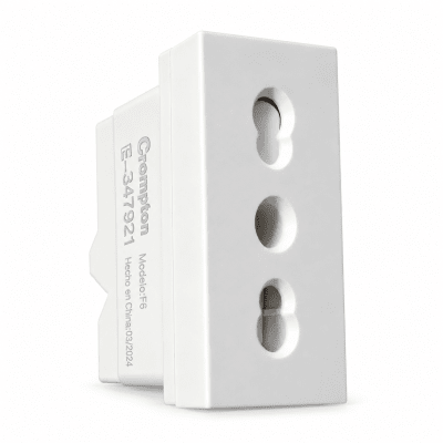 MOD ENCHUFE 10/16A BLANCO CR1