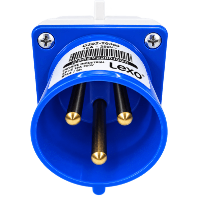 ENCHUFE MACHO IND 2P+T 32A S/P IP441