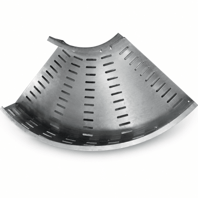 CURVA HORIZONTAL PLANA 300 RANURADA ZINCADA1