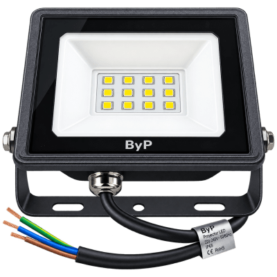 PROYECTOR LED 10W 4000°SMD NEGRO DOB 2 800 LUM1
