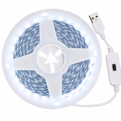 CINTA LED 5W IP20 6500° USB DC 5V 2835 CON SENSOR 5 METROS1
