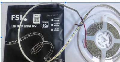 CINTA LED 10W 12V 3000° COB 5 METROS1