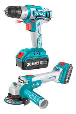 TALADRO ATORNILLADOR INALAMBICO 20V 13MM + ESMERIL1