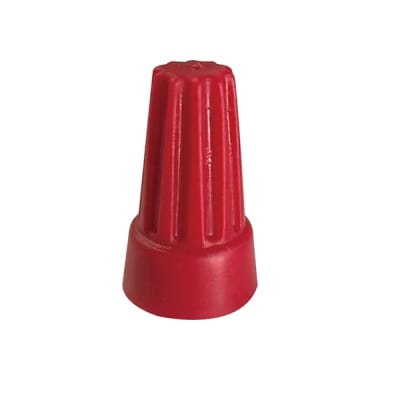CONECTOR GORRO 6MM ROJO Nº66 BOLSA 100 UNID1