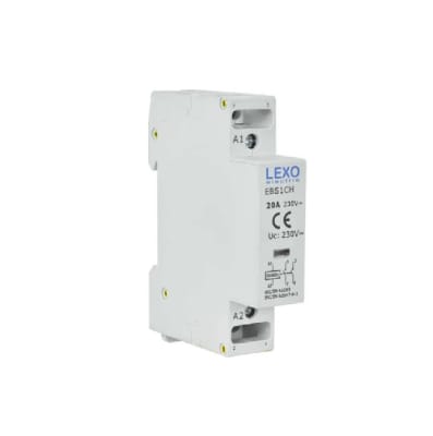 CONTACTOR MODULAR 2NA + 0NF 20A 230V CLASE AC1-AC31