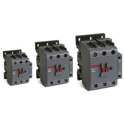 CONTACTOR TRIPOLAR 25A 1NA BOBINA 220V STECK1