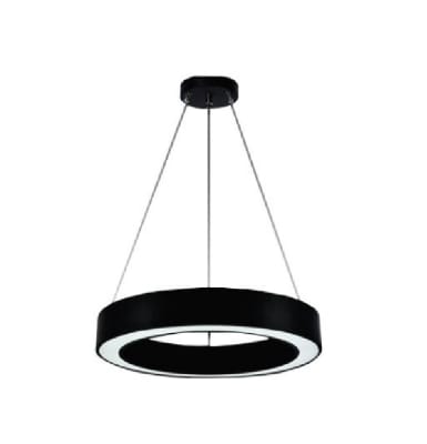 PANEL LED 48W DOBLE CIRCULO NEGRA 4000° 600 EXT X 400 INT X701