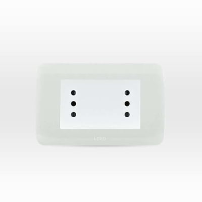 ENCHUFE DUPLEX 10A BLANCO LEXO1