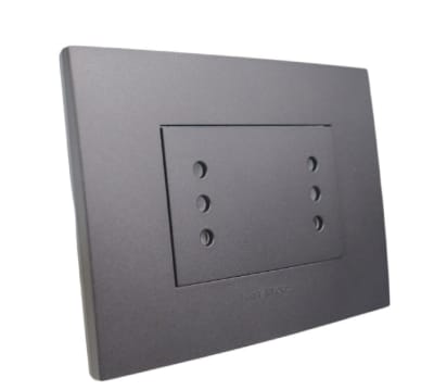 ENCHUFE DUPLEX 10A GRAFITO S1