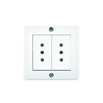 ENCHUFE DOBLE 10A S/P IP201