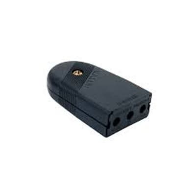 ENCHUFE HEMBRA VOL 2P+T 10A NEGRO SUPER1