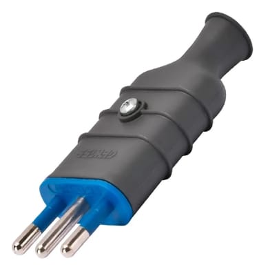 ENCHUFE MACHO 2p+t 16A GEWISS NEGRO1