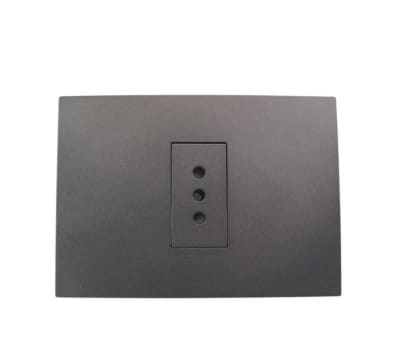 ENCHUFE SENCILLO 10A 250V GRAFITO1