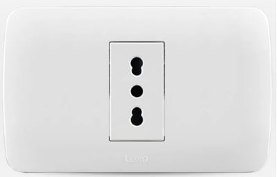 ENCHUFE SENCILLO 10/16A BLANCO L1