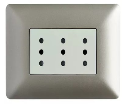 ENCHUFE TRIPLEX CHAMPAGNE BLANCO1