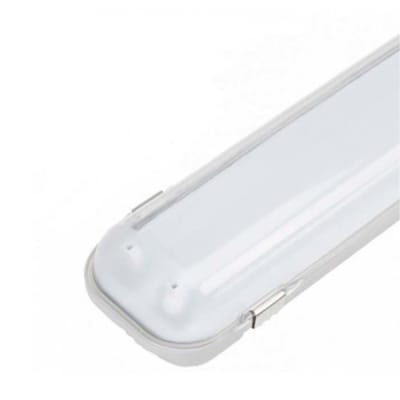 EQUIPO ESTANCO 2X18W P/TUBO LED S/BALLAST METACRILATO LUMEX1