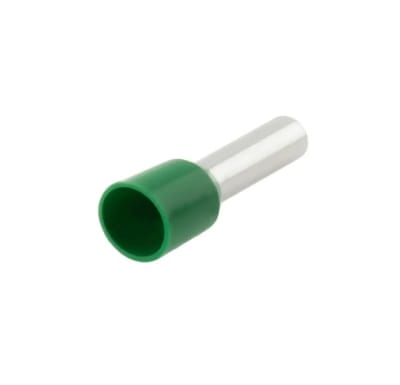 TERMINAL FERRUL  DOBLE 10AWG VERDE BOLSA 20 UNID1