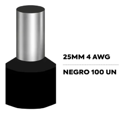 TERMINAL FERRUL 25MM NEGRO1