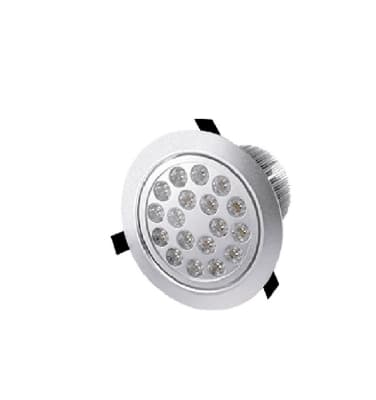FOCO EMB LED 18W 6500°PLATEADO DIRIGIBLE1