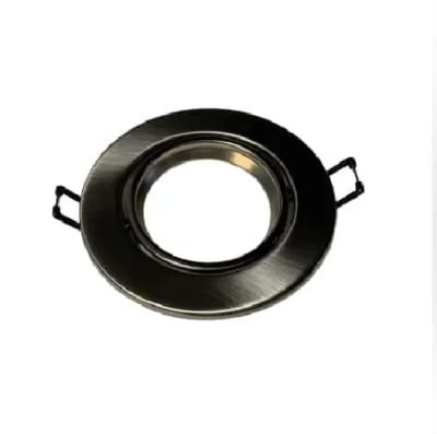 FOCO EMB DICROICO ACERO  GU10 ABATIBLE S/CONECTOR1