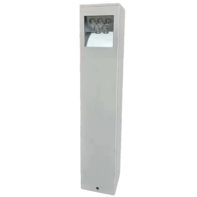 LUMINARIA JARDIN 10W 3000° GRIS MATE TIPO CIGARRERA1
