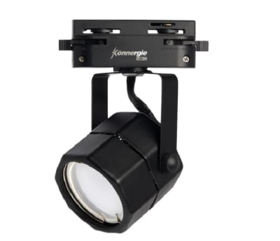 FOCO RIEL GU10 ENERGIZADO NEGRO AQUILA1