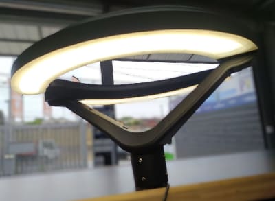 LUMINARIA ORNAMENTAL LED 60W 4000° GALACTICA TIPO PAGODA IP65 P76 SUP GRIS1