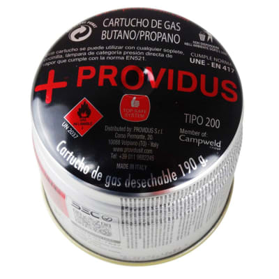 CILINDRO GAS BUTANO 190GRS PROVIDUS1