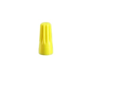CONECTOR GORRO 33 AMARILLO PEQUEÑO 0.75MM (BOLSA 100 UNID)1