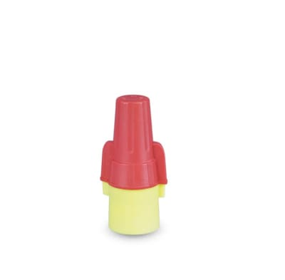 CONECTOR GORRO DOBLE AISLACION UL ROJO-AMARILLO 8 22AWG BOLSA 25 UNID1
