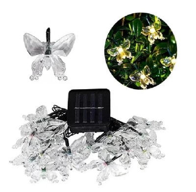 GUIRNALDA SOLAR 2W 3000° TIPO MARIPOSA CD 1.2V1