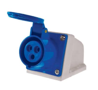 ENCHUFE HEMBRA IND 2P+T 16A  S/P IP441