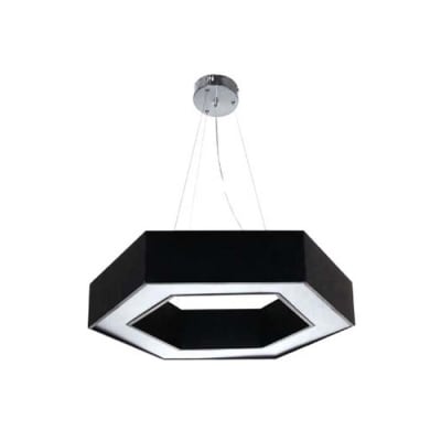 PANEL LED 48W HEXAGONAL NEGRO 3000°1