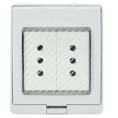 ENCHUFE DOBLE HIDROBOX LEXO1