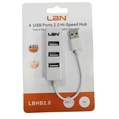HUB USB 2.0 A 4 USB 2.0 LBN1