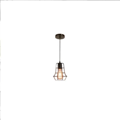 LAMPARA COLGANTE E27 NEGRA (G)1