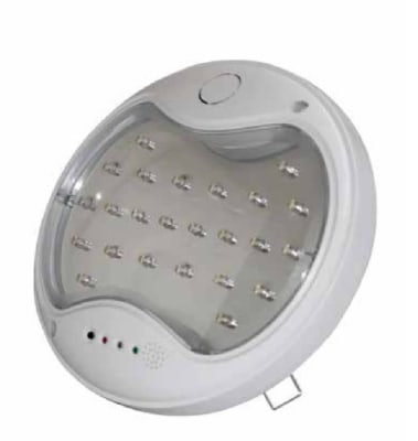 LINTERNA TIPO LAMPARA DE EMERGENCIA CIRCULAR  24 LED AUTONOMIA 90 MIN1