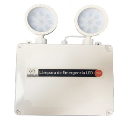 LAMPARA DE EMERGENCIA LED 2X8W 6HRS IP651
