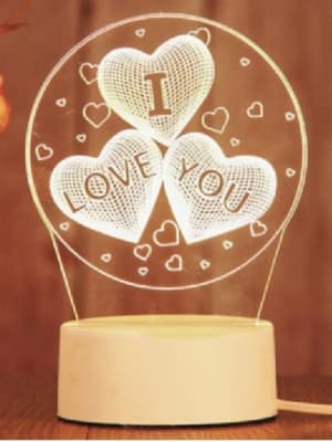 LAMPARA USB 3D I LOVE YOU1