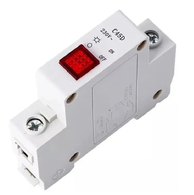 LUZ PILOTO ROJO RIEL DIN G1