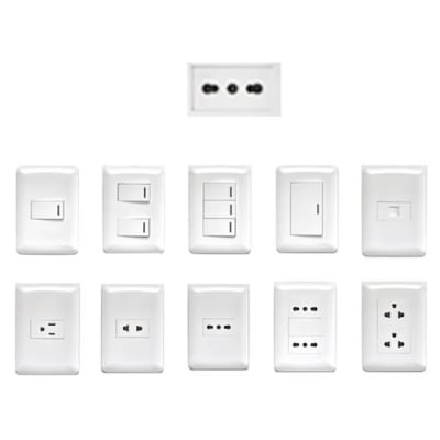 MOD ENCHUFE 10/16A BLANCO LYRA1