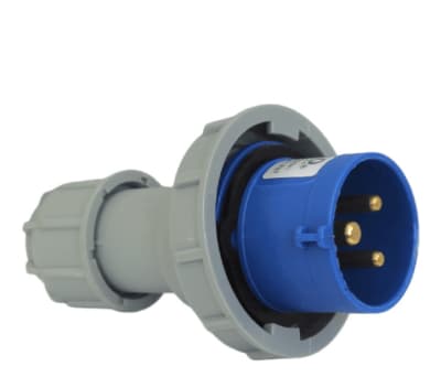 ENCHUFE MACHO IND 2P+T 32A VOL IP67 6 HRS1