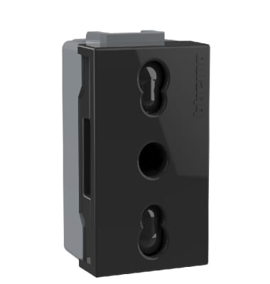 MOD ENCHUFE 10/16 ANTRACITA BLACK NOBILE1