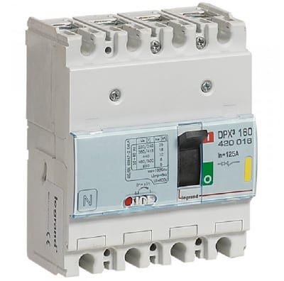 INT AUTOMATICO 4X125A 16KA MOLDEADO CURVA D1