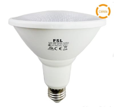 AMPOLLETA LED 18W PAR 38 3000º IP651
